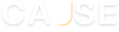 CAUSE Marketing Logo White