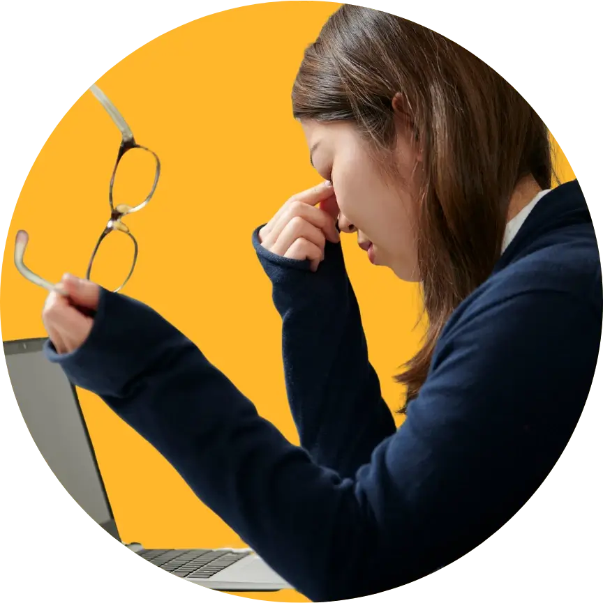 CAUSE Website - frustrated woman entrepenure