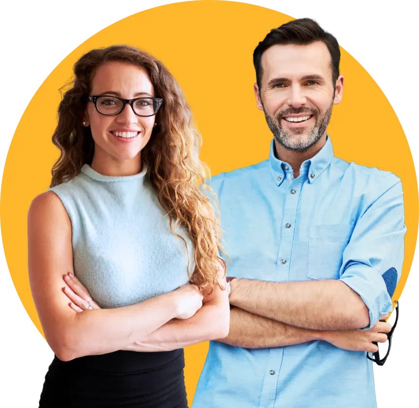 Two Canadian business owners choosing CAUSE Marketing for SEO services and monthly SEO packages