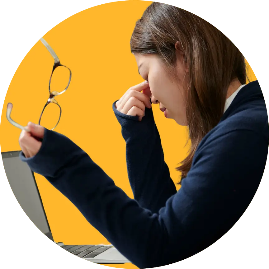 Confused Canadian business owner reviewing SEO Marketing strategy on laptop, trying to understand AI, Google rankings, and lead generation in 2026.