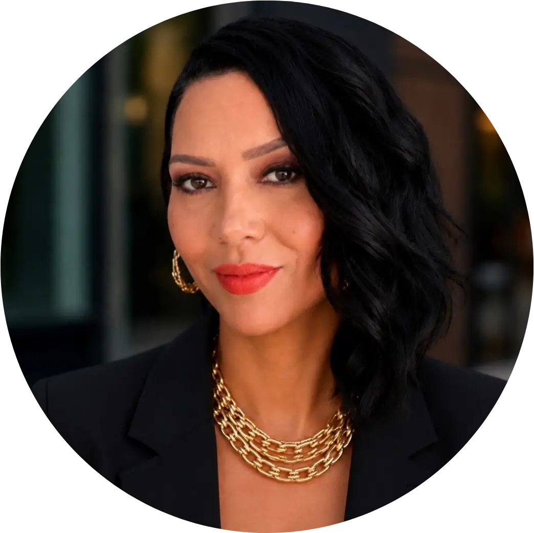 Professional portrait of Leah Carter, Founder and CEO of CAUSE Marketing, specializing in Answer Engine Optimization for local businesses.
