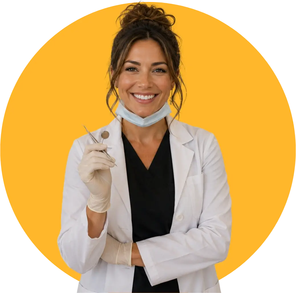 Confident business owner with a modern AI-optimized website ready to compete in Google AI, ChatGPT, Gemini, Copilot, and other AI-powered search platforms.