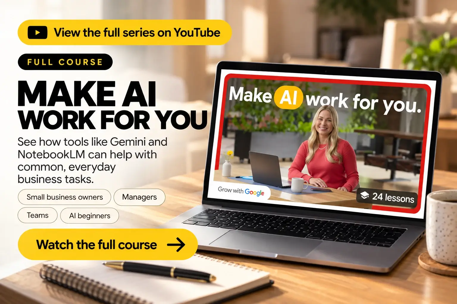 Make AI work for you - full course