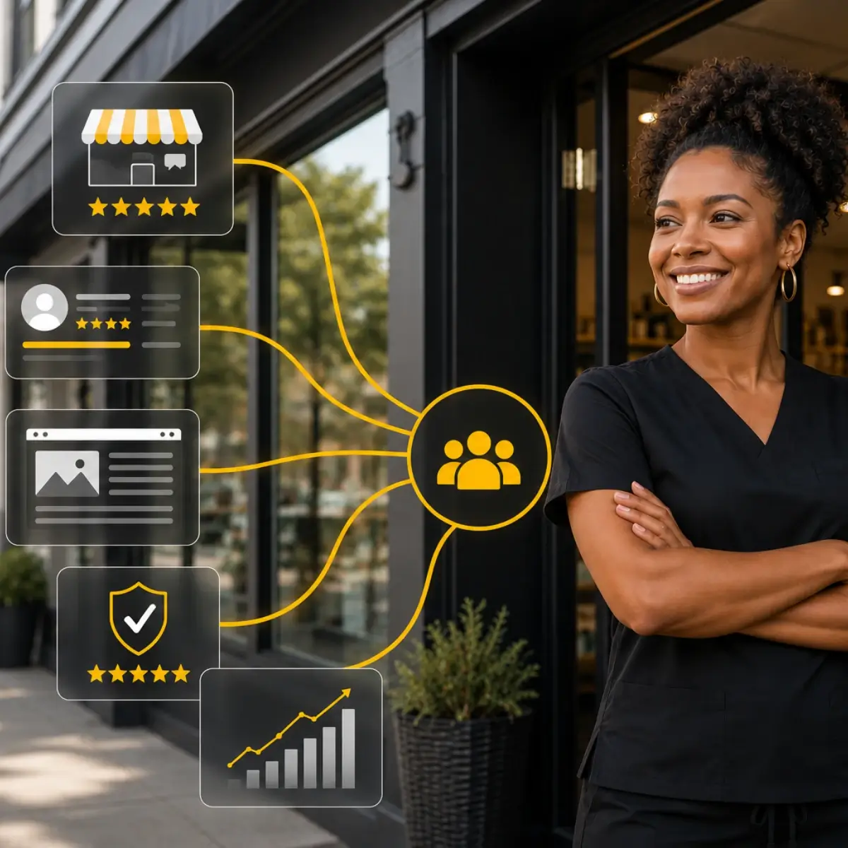 MarketingPRO helping a local business improve visibility across Google and AI Search
